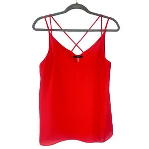 Soprano strappy back red camisole // Size: M